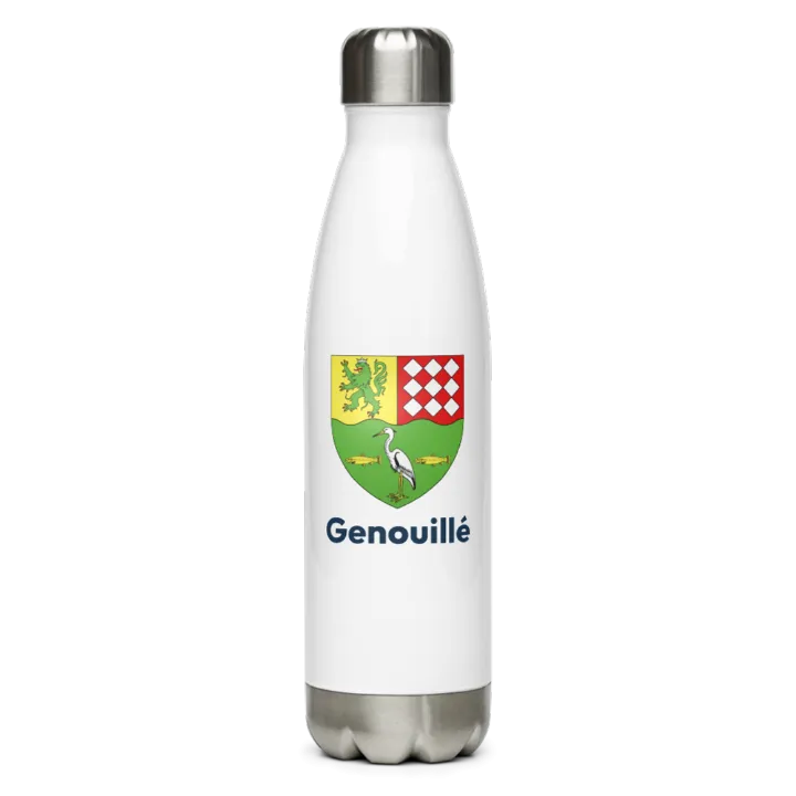Gourde inox blason de Genouillé