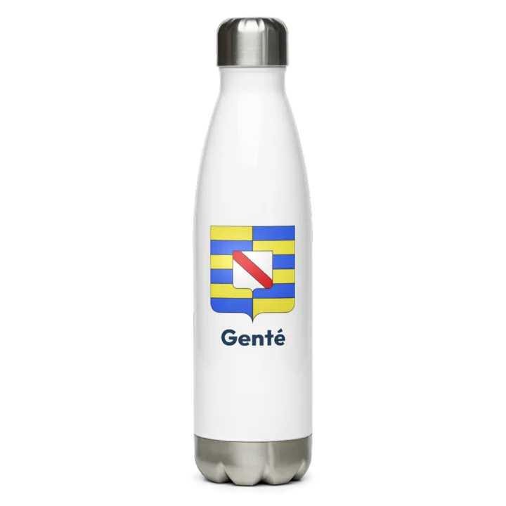 Gourde inox blason de Genté