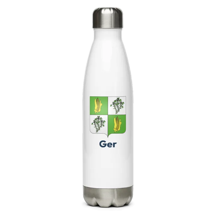 Gourde inox blason de Ger