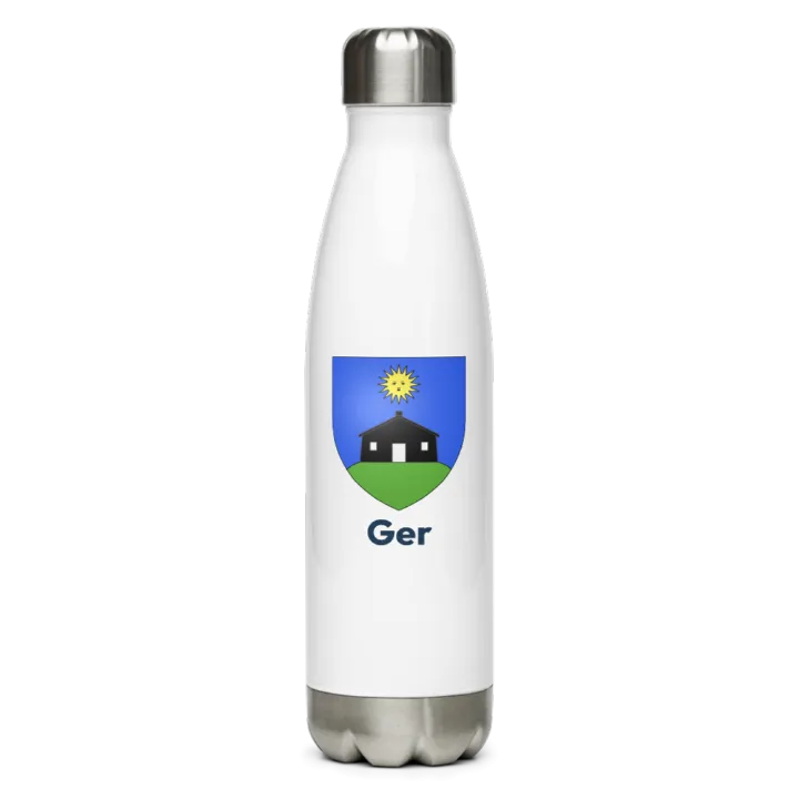 Gourde inox blason de Ger