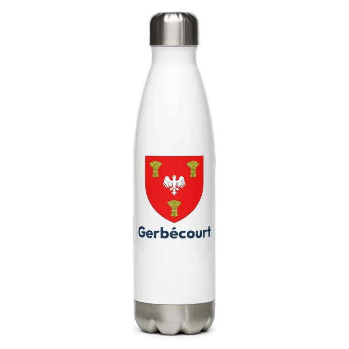 Gourde inox blason de Gerbécourt