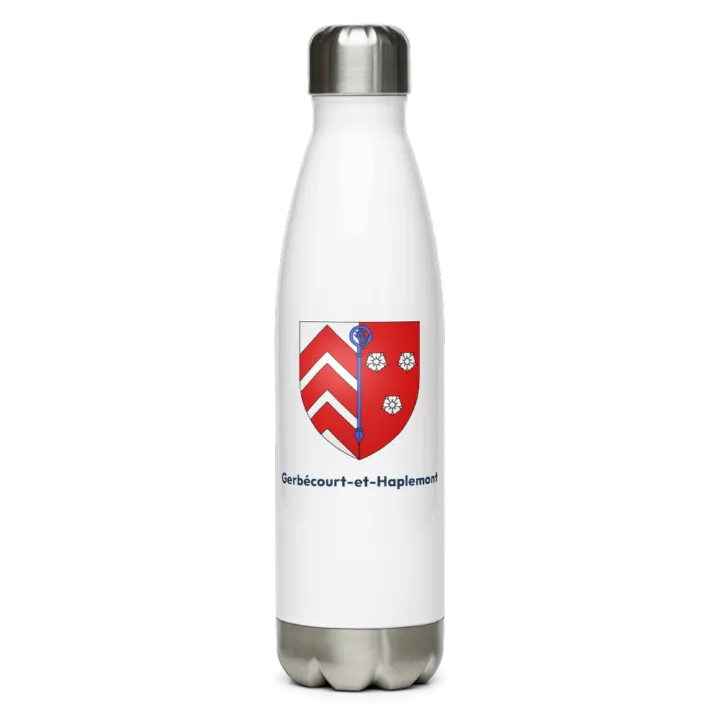 Gourde inox blason de Gerbécourt-et-Haplemont