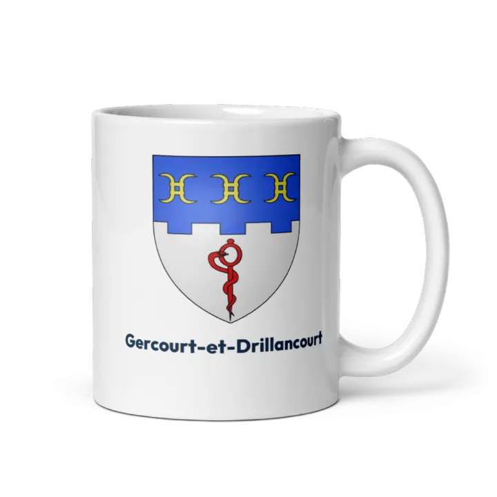 Mug blason de Gercourt-et-Drillancourt