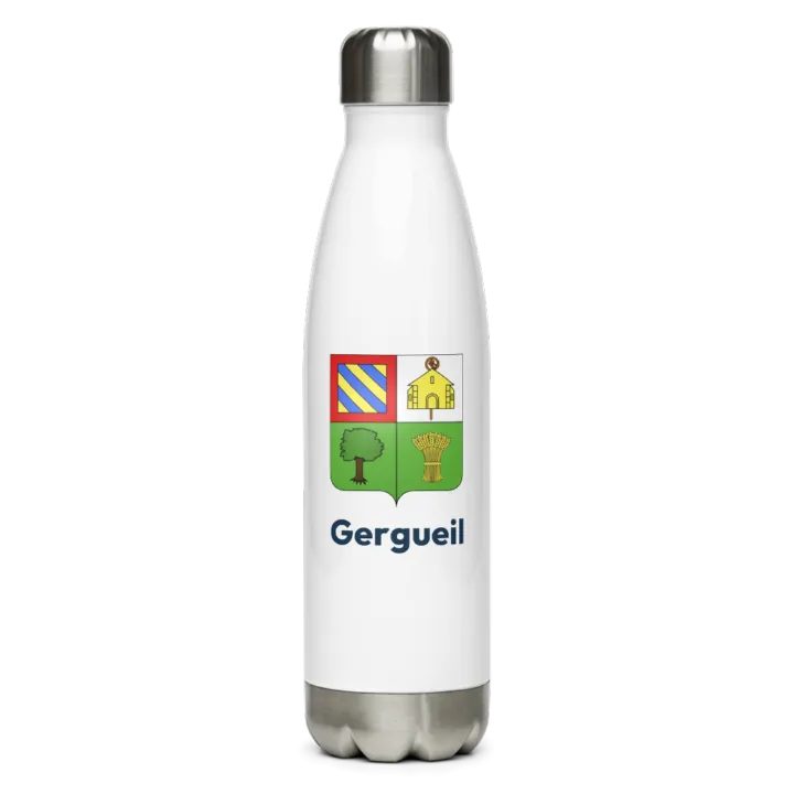 Gourde inox blason de Gergueil