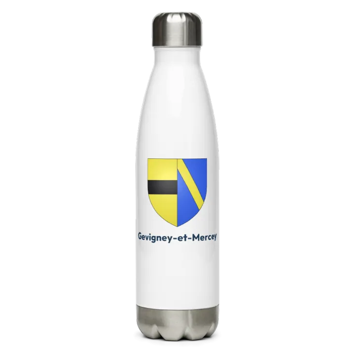 Gourde inox blason de Gevigney-et-Mercey