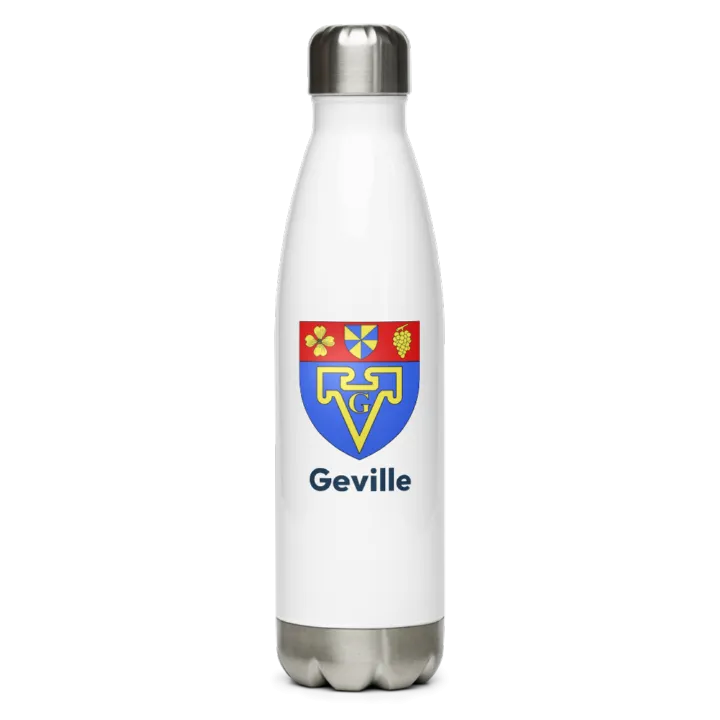 Gourde inox blason de Geville