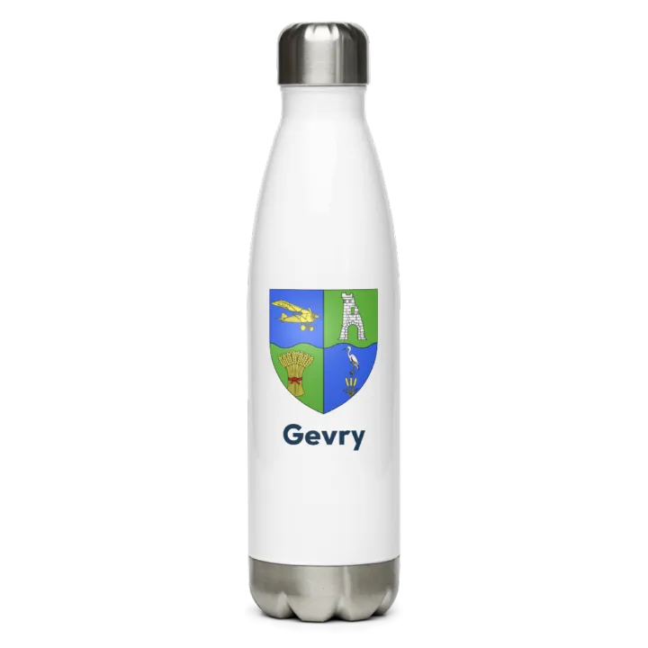 Gourde inox blason de Gevry