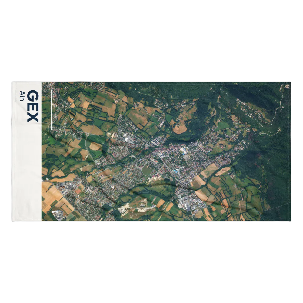 Serviette cartographique — carte de Gex