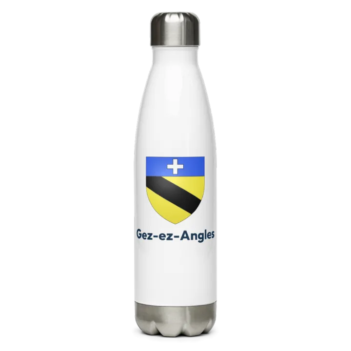 Gourde inox blason de Gez-ez-Angles