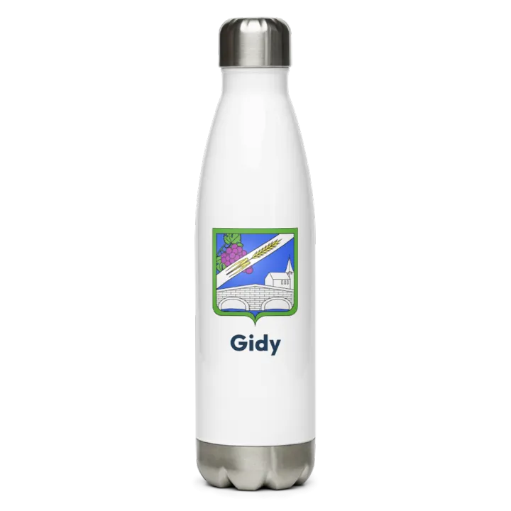 Gourde inox blason de Gidy