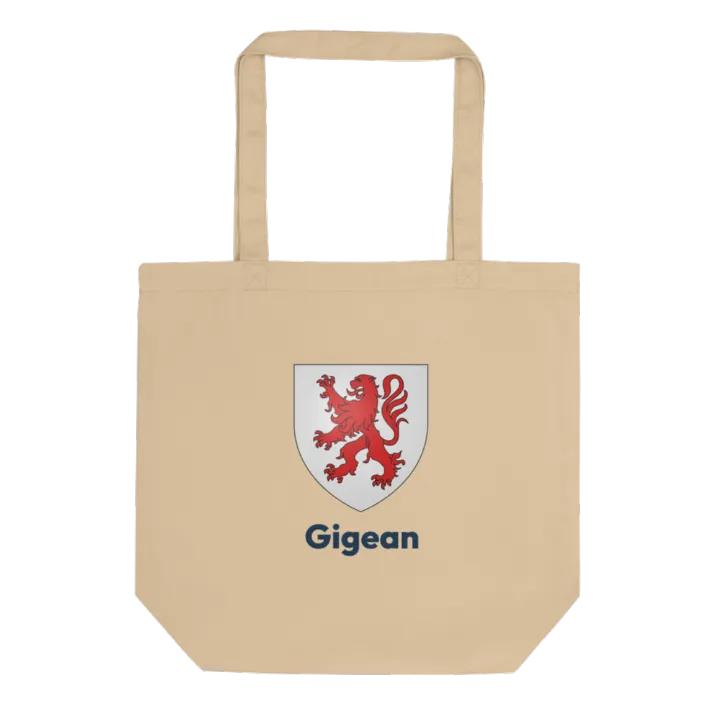 Tote bag coton bio — blason de Gigean