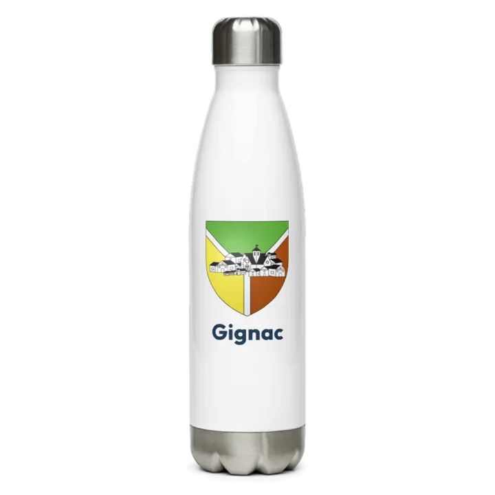 Gourde inox blason de Gignac
