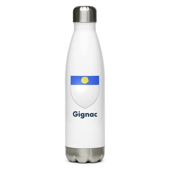 Gourde inox blason de Gignac