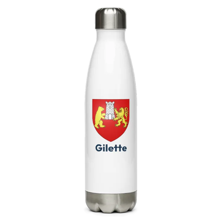 Gourde inox blason de Gilette