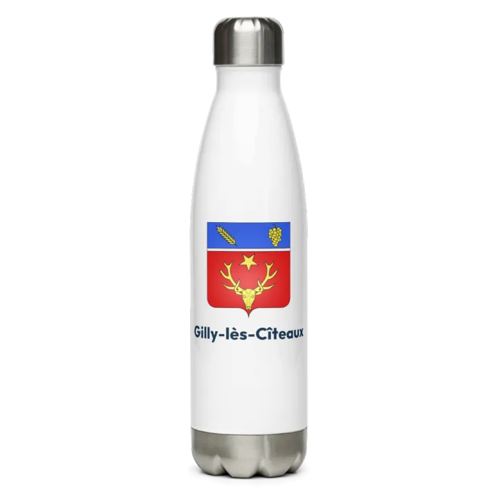 Gourde inox blason de Gilly-lès-Cîteaux