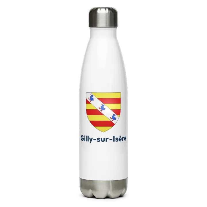 Gourde inox blason de Gilly-sur-Isère