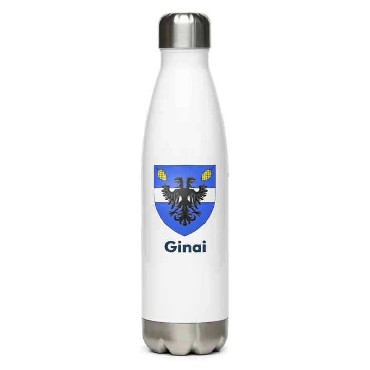 Gourde inox — blason de Ginai