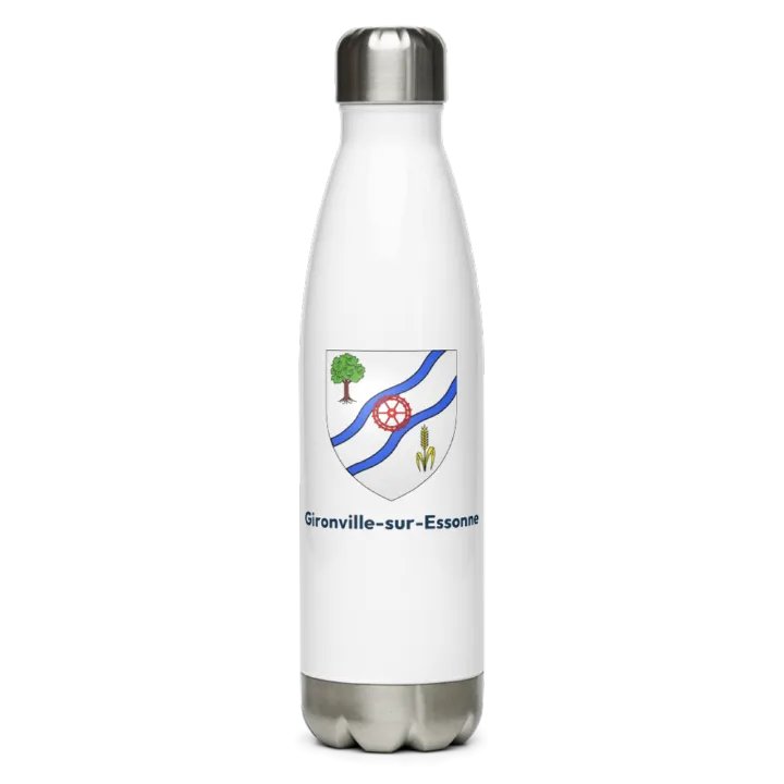 Gourde inox blason de Gironville-sur-Essonne