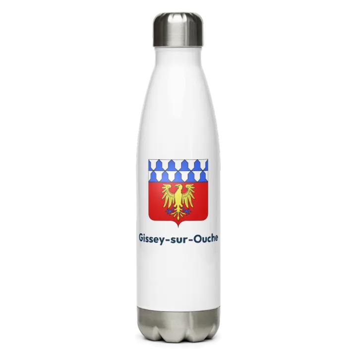 Gourde inox — blason de Gissey-sur-Ouche