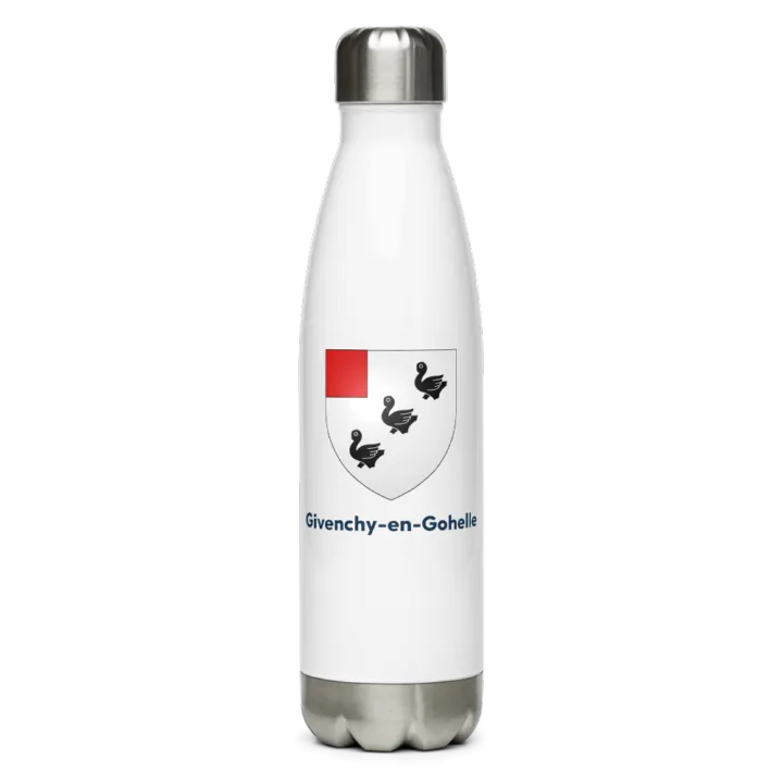 Gourde inox blason de Givenchy-en-Gohelle