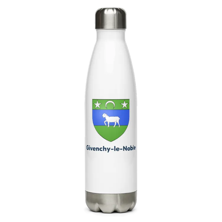 Gourde inox blason de Givenchy-le-Noble