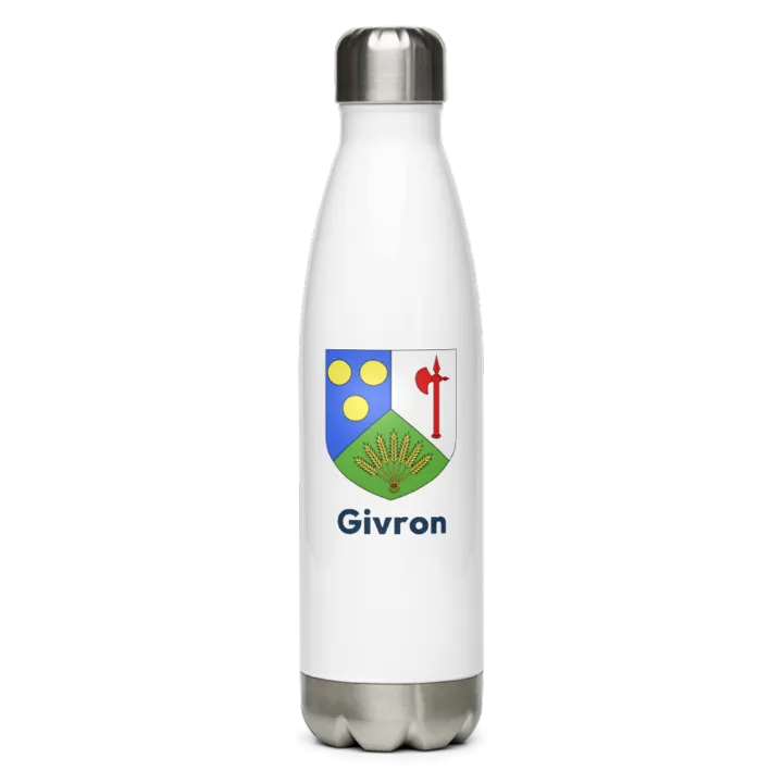 Gourde inox blason de Givron