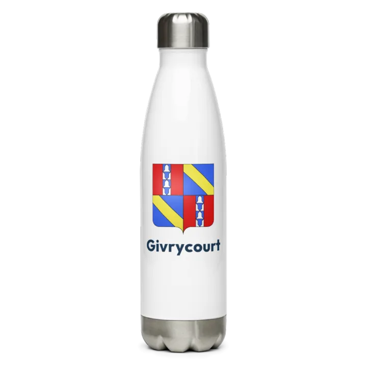 Gourde inox blason de Givrycourt