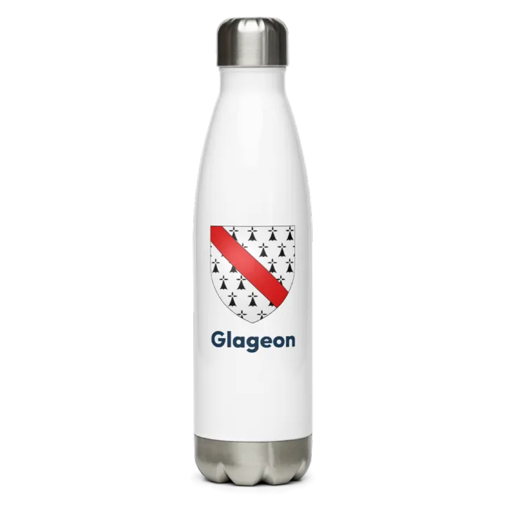 Gourde inox blason de Glageon