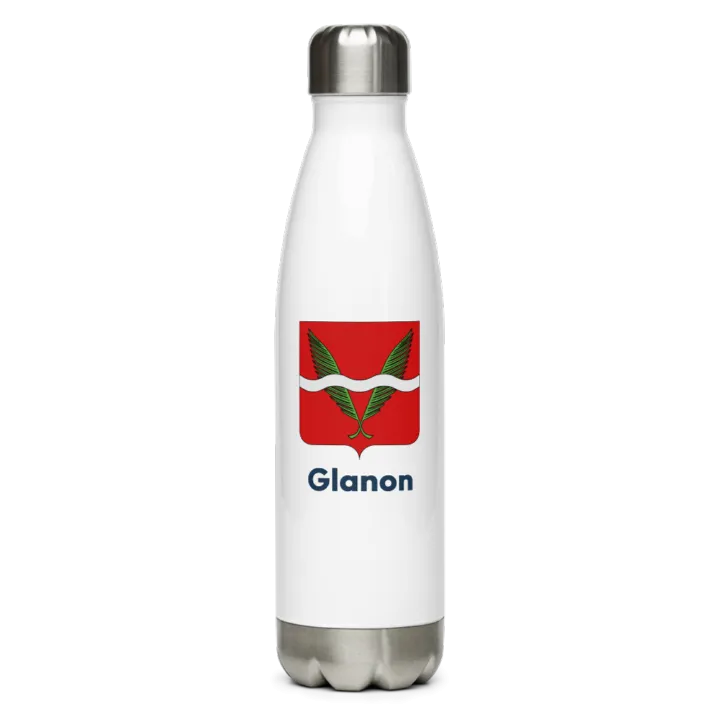 Gourde inox blason de Glanon