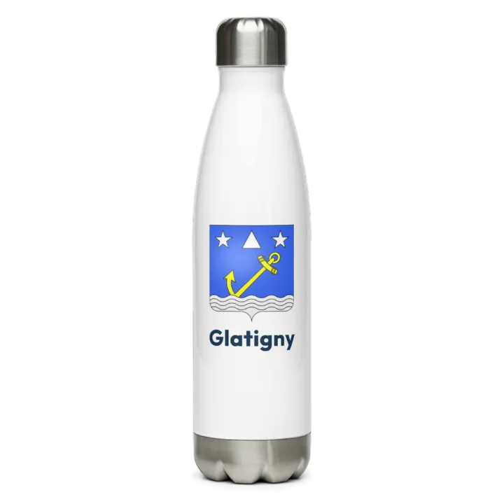 Gourde inox blason de Glatigny