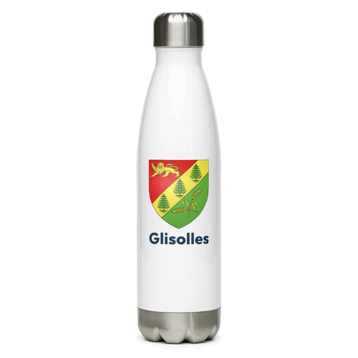 Gourde inox blason de Glisolles