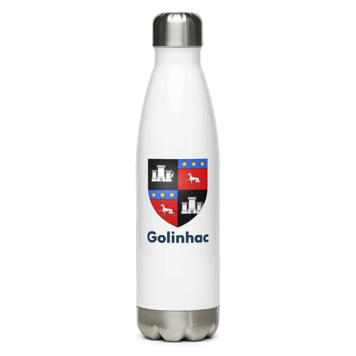 Gourde inox blason de Golinhac
