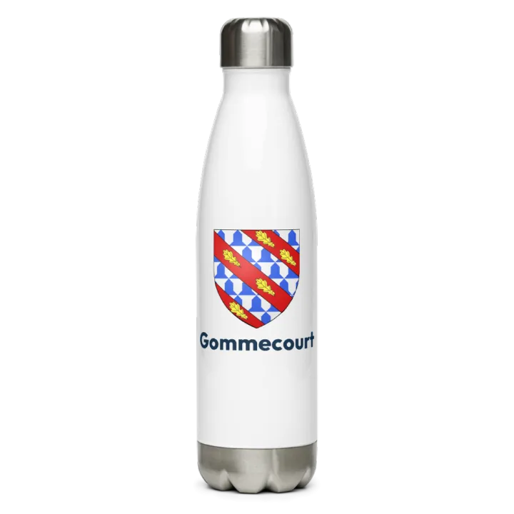 Gourde inox blason de Gommecourt