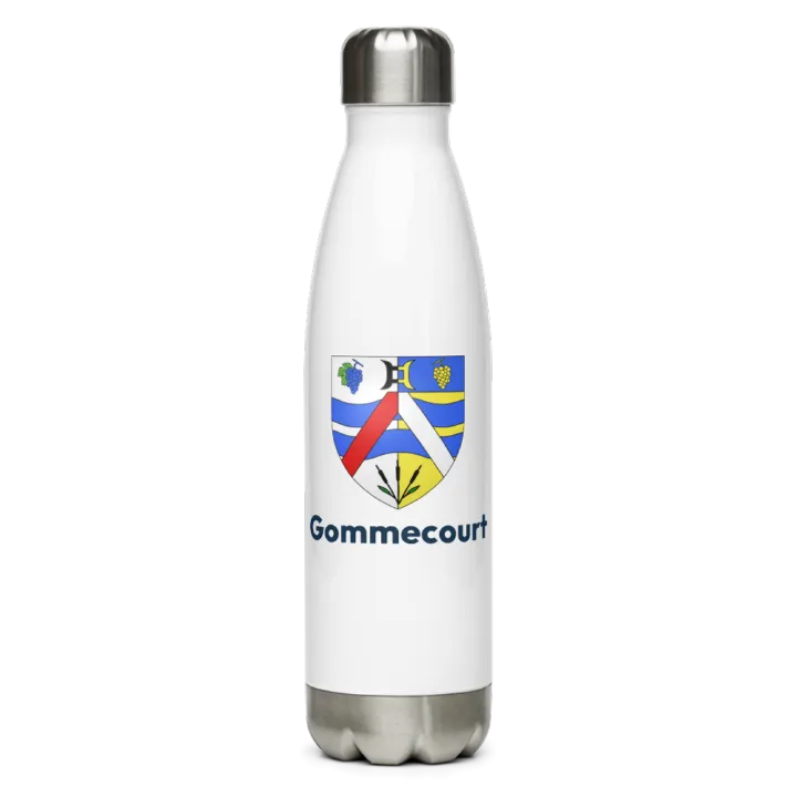 Gourde inox blason de Gommecourt