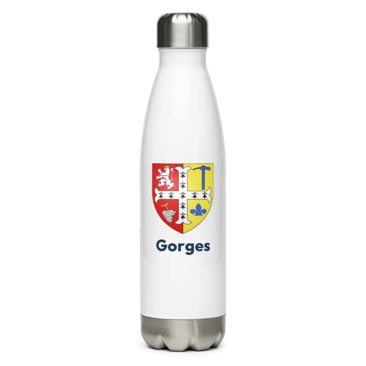 Gourde inox blason de Gorges