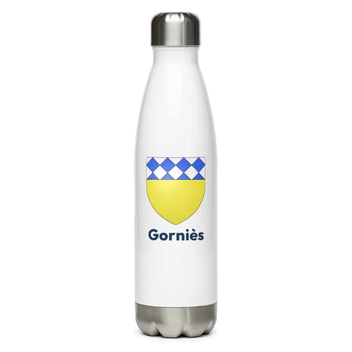 Gourde inox blason de Gorniès