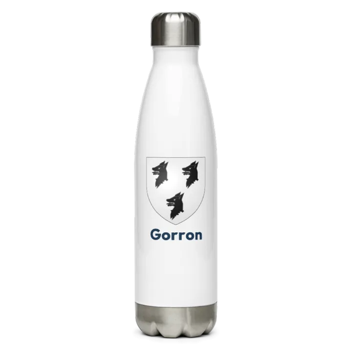 Gourde inox — blason de Gorron