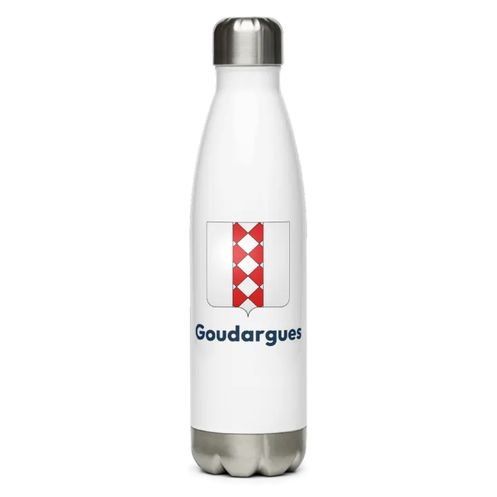 Gourde inox blason de Goudargues