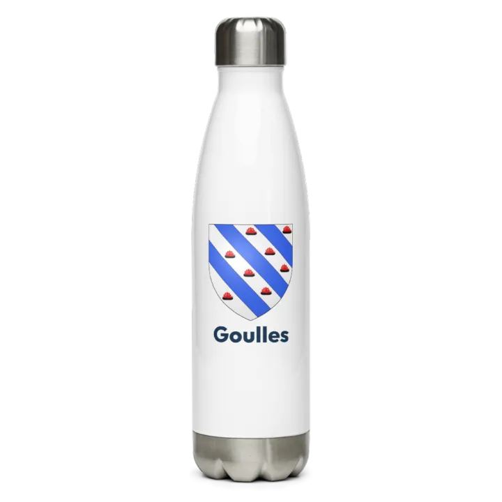 Gourde inox blason de Goulles