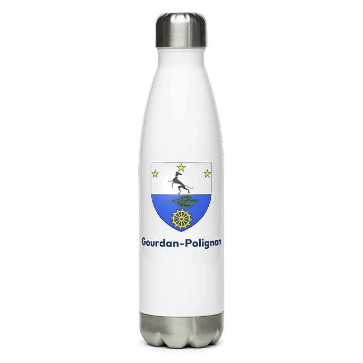 Gourde inox blason de Gourdan-Polignan