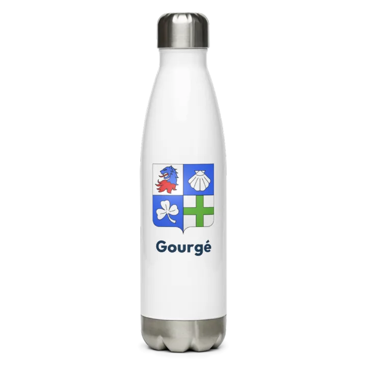 Gourde inox blason de Gourgé