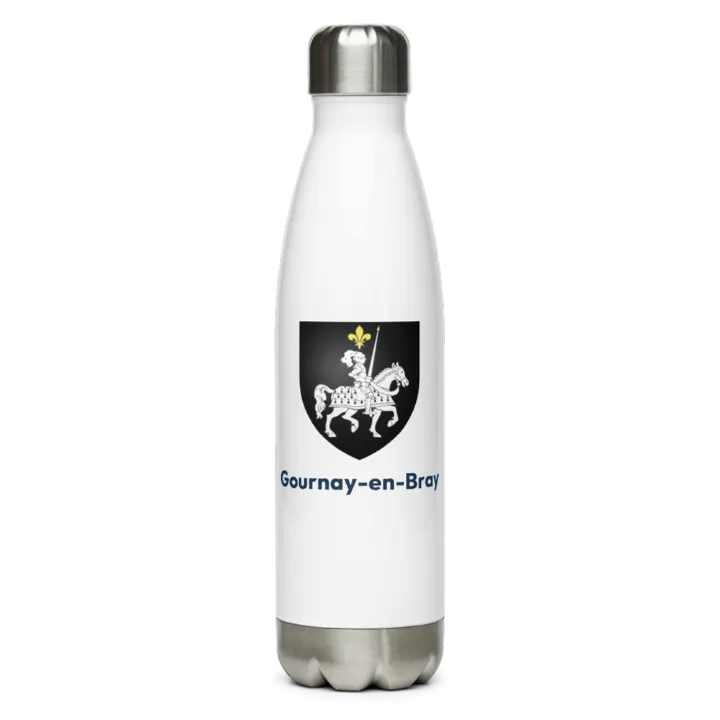 Gourde inox blason de Gournay-en-Bray