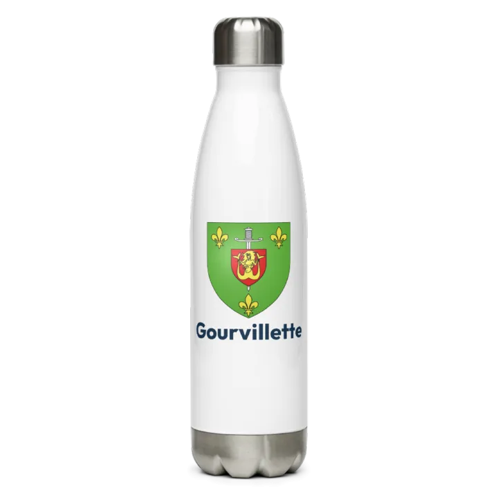 Gourde inox blason de Gourvillette