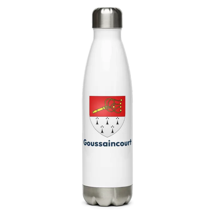 Gourde inox blason de Goussaincourt