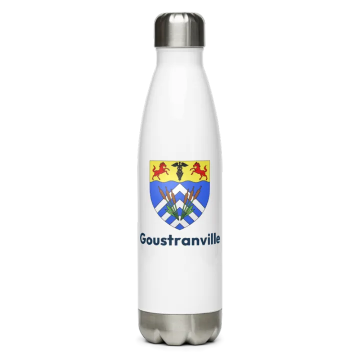 Gourde inox — blason de Goustranville