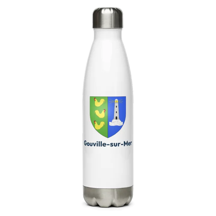 Gourde inox blason de Gouville-sur-Mer
