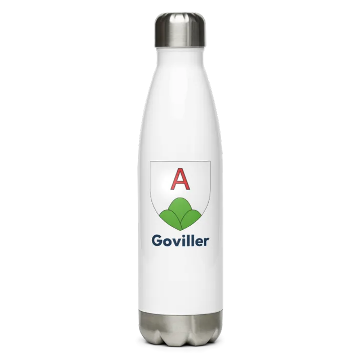 Gourde inox blason de Goviller