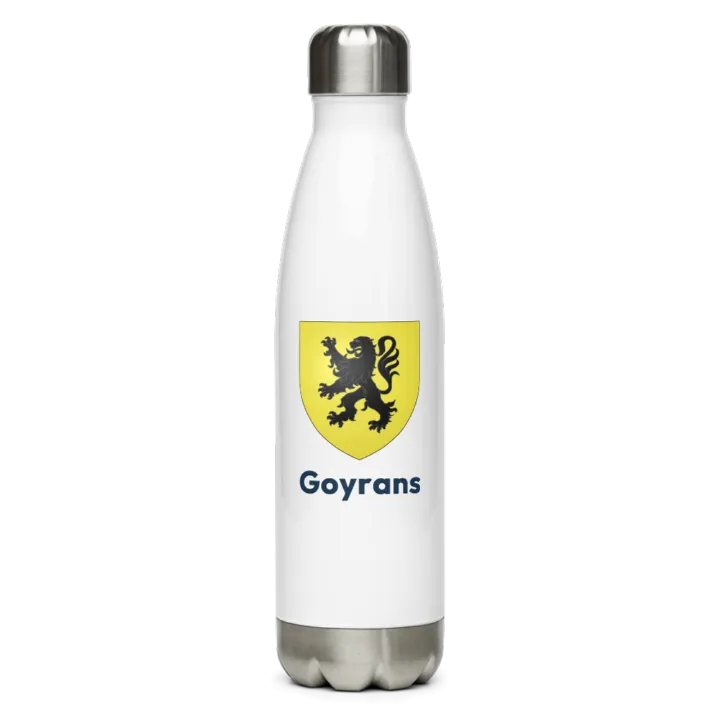 Gourde inox blason de Goyrans