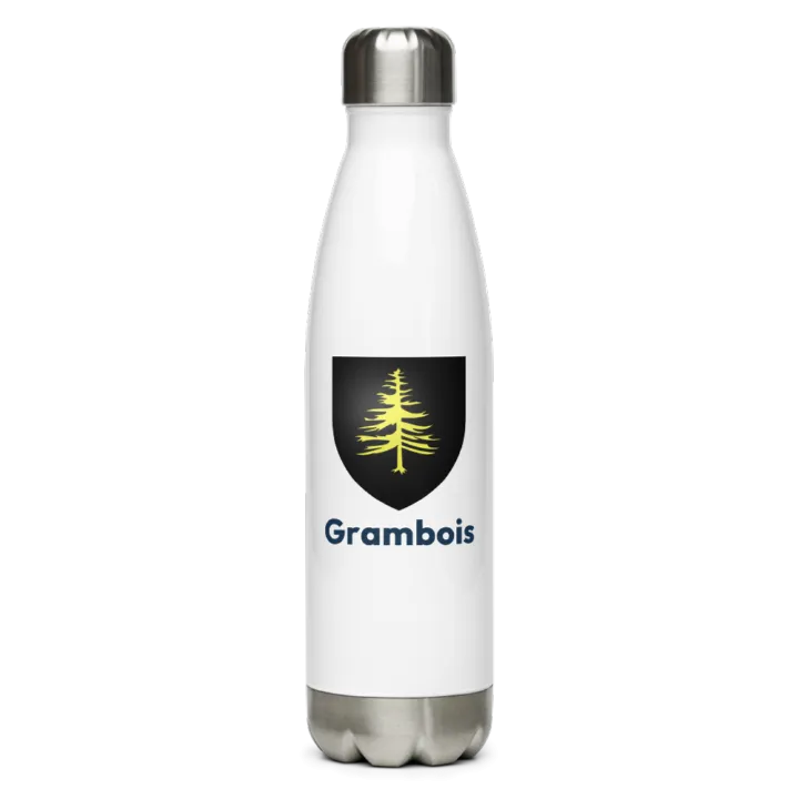 Gourde inox blason de Grambois