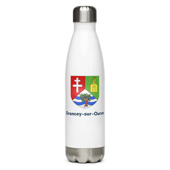 Gourde inox blason de Grancey-sur-Ource